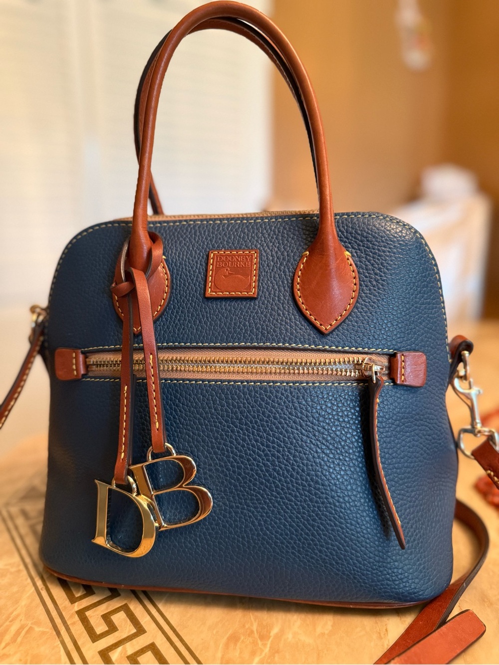 Dooney & Bourke Pebble Grain Domed Satchel